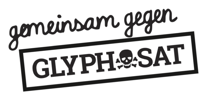 „Gemeinsam gegen Glyphosat” (Logo der BUND-Kampagne)